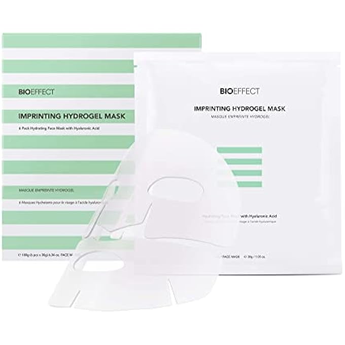 Bioeffect IMPRINTING HYDROGEL FACIAL SKINCARE MASK WITH HYALURONIC ACID, DEEPLY MOISTURIZING, SKIN PLUMPING AND FAST ABSORBING, A HYDROGEL SHEET MASK BEAUTY TREATMENT, ALCOHOL-FREE - Image 1